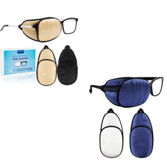 eZAKKA eye patch for adults - left eye Champagne color