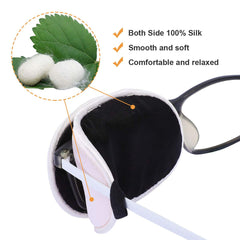 Glasses-friendly single-eye occlusion eye patch