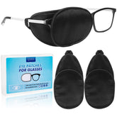 Over-glasses design eye patch for adults and kids