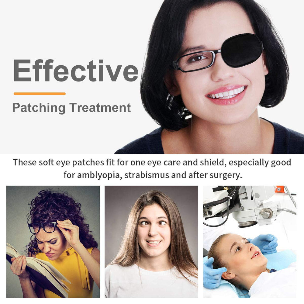 Eye patch packaging and included silk patches
