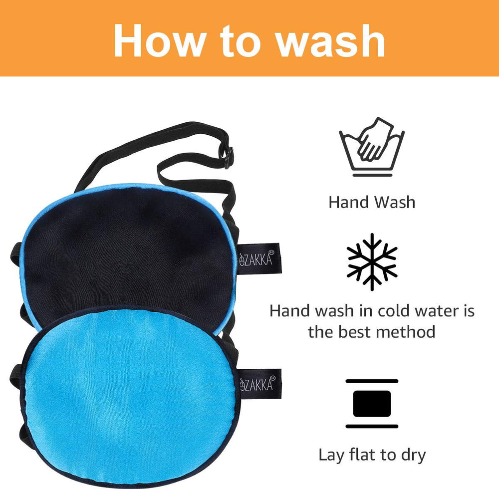 Two-piece silk eye patch set for vision training and therapy