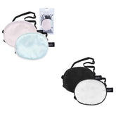 Front view of pink M silk eye patch (2+2 set)