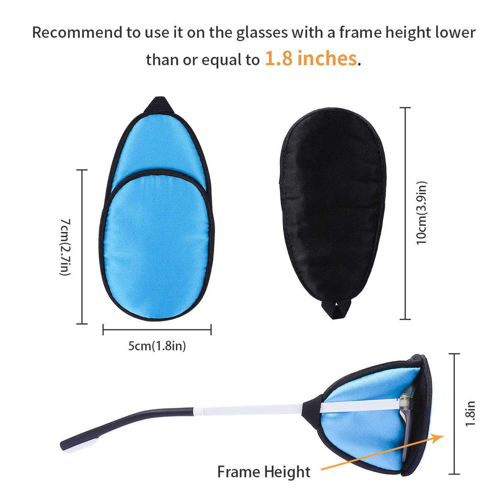 eZAKKA eye patch over glasses design