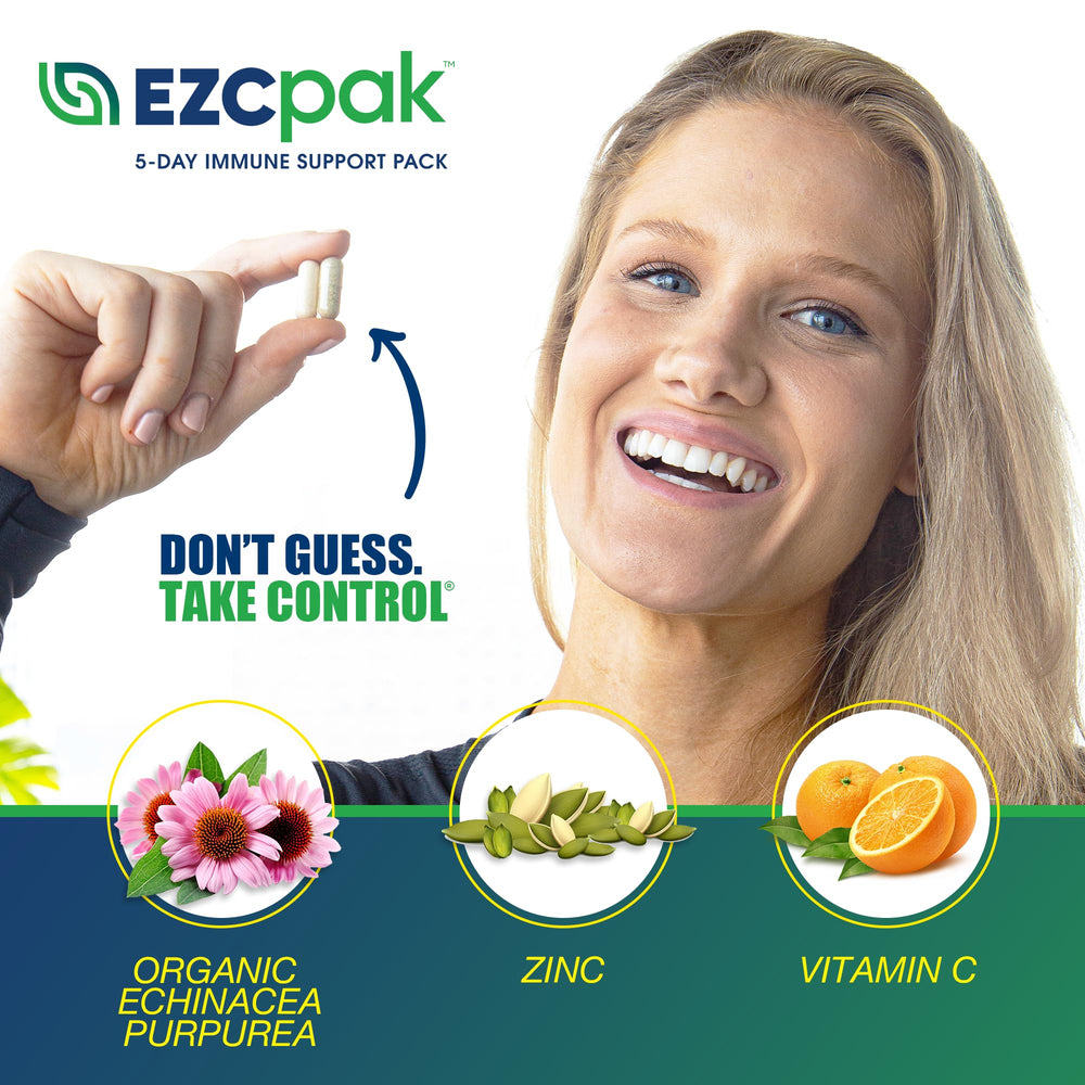 Label showing Pack of 2 EZC Pak