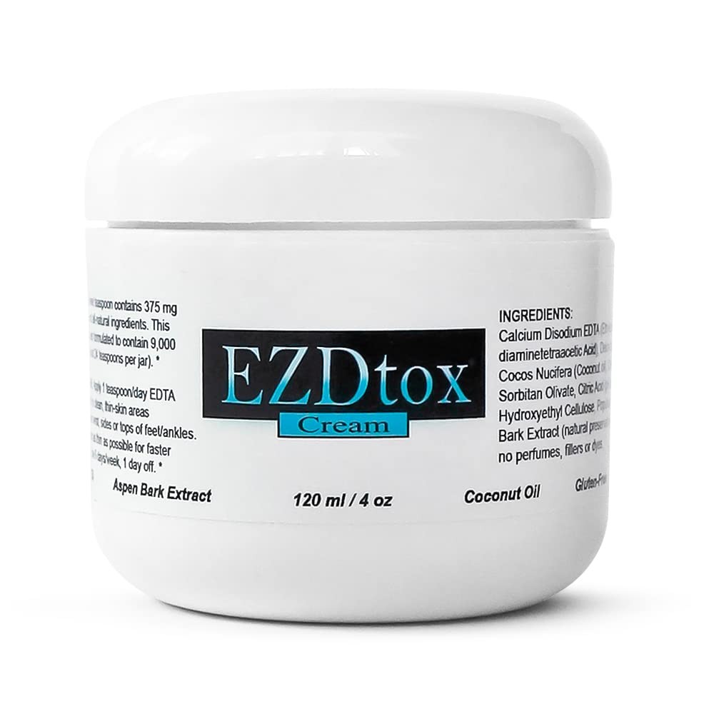 EZDtox Cream 4 oz jar - front view
