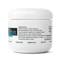 EZDtox Cream 4 oz jar - side view