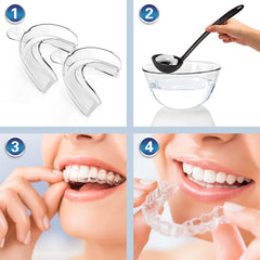 Flexible, enamel-safe material for a perfect fit