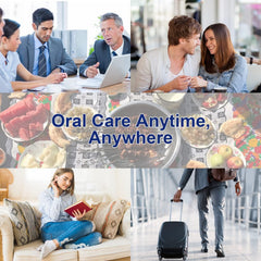 Portable EZGO teeth wipes for travel and outdoors
