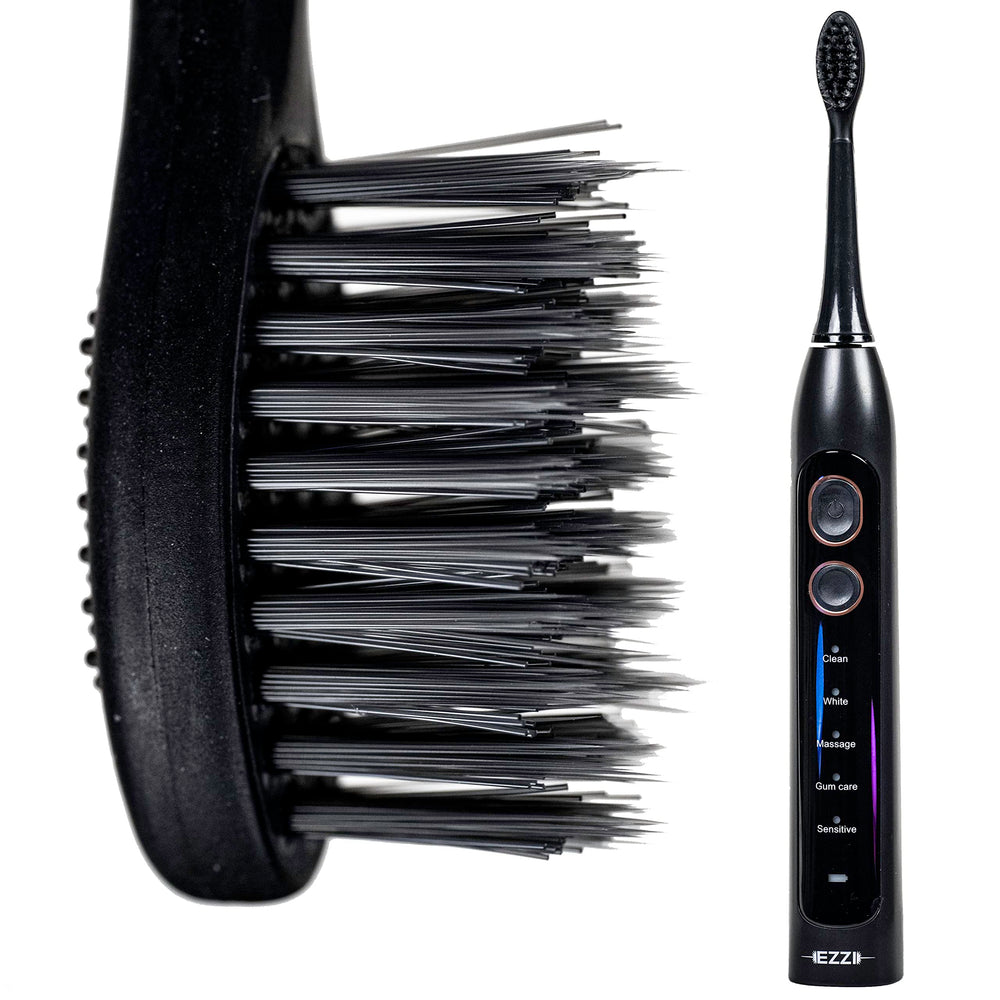 Two toothbrush heads included in the package
