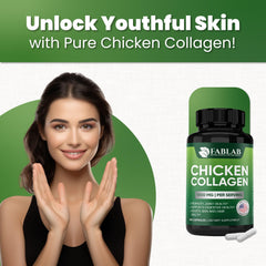 Hydrolyzed collagen peptides illustration representing Type II collagen