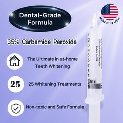 Teeth whitening gel bottle 10 ml (25 uses)