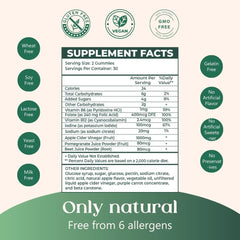 Made in USA stamp on Facime Keto ACV Gummies packaging