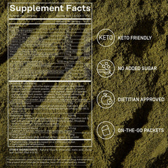 Probiotics and prebiotics illustrations with Daily Greens
