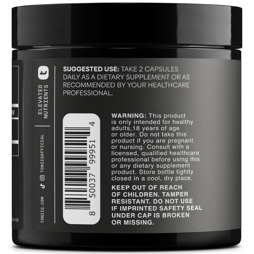 Supplement facts panel for Fadogia Agrestis 30:1 extract