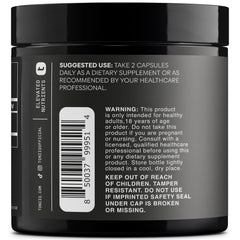 Supplement facts panel for Fadogia Agrestis 30:1 extract