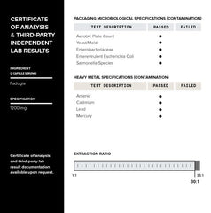 Product packaging with front label and box