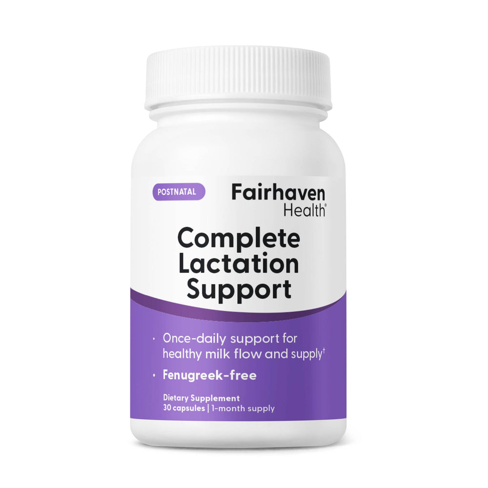 Fairhaven Health Complete Lactation Support bottle front