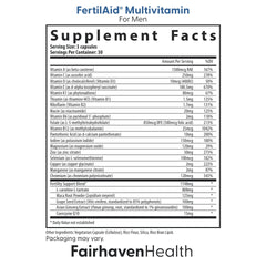 FertilAid for Men multivitamin bottle