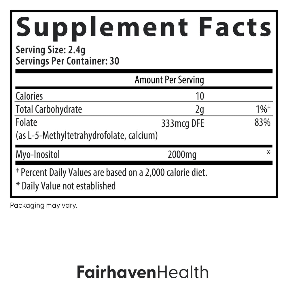 Fairhaven Health powder dissolving in glass showing quick preparation benefit