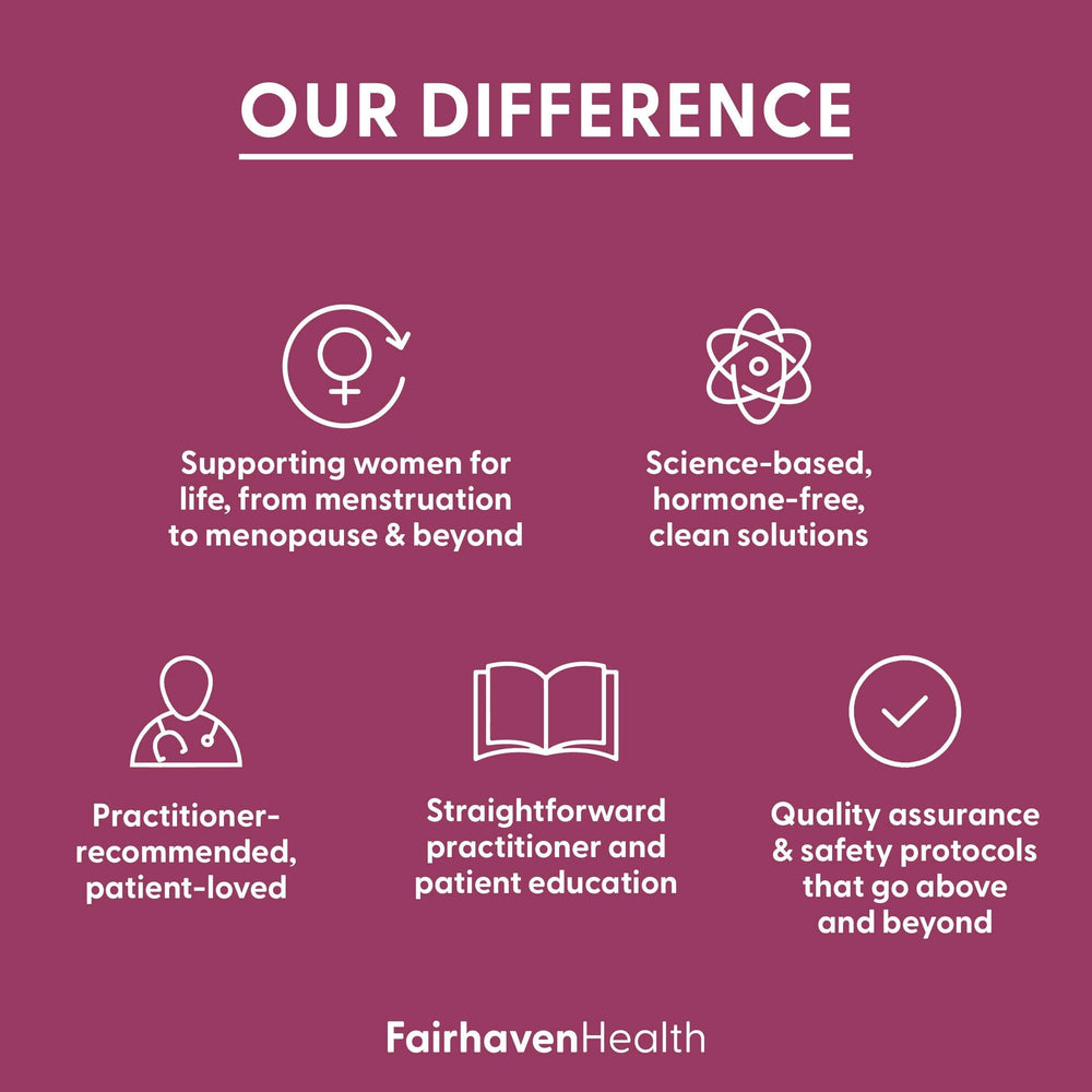 Fairhaven Health measured serving showing scoop and dosage guidance
