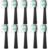 Ten-pack replacement heads compatible with Fairywill toothbrush handles FW-507/508/551/D1/D3