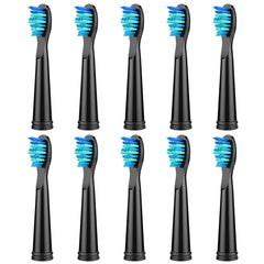 Replacement FairyWill toothbrush head compatible with FW507/508/551/515/917/959/2011 and FW-D1/D3/D7/D8, front view
