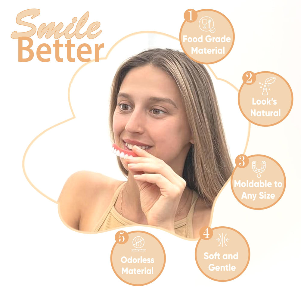 Display of eight SmileShaperVeneers in a tray