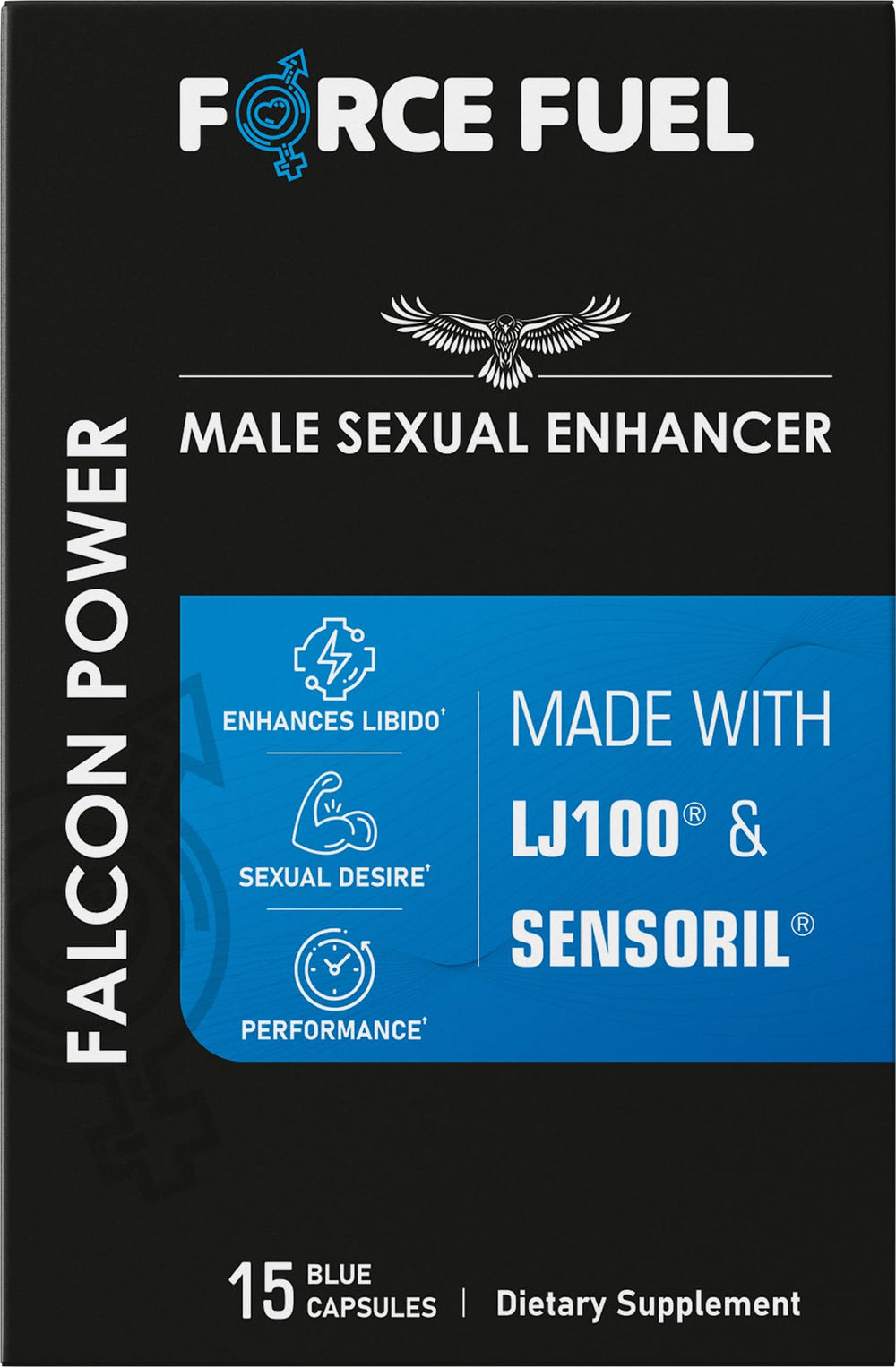 Falcon Power bottle packaging