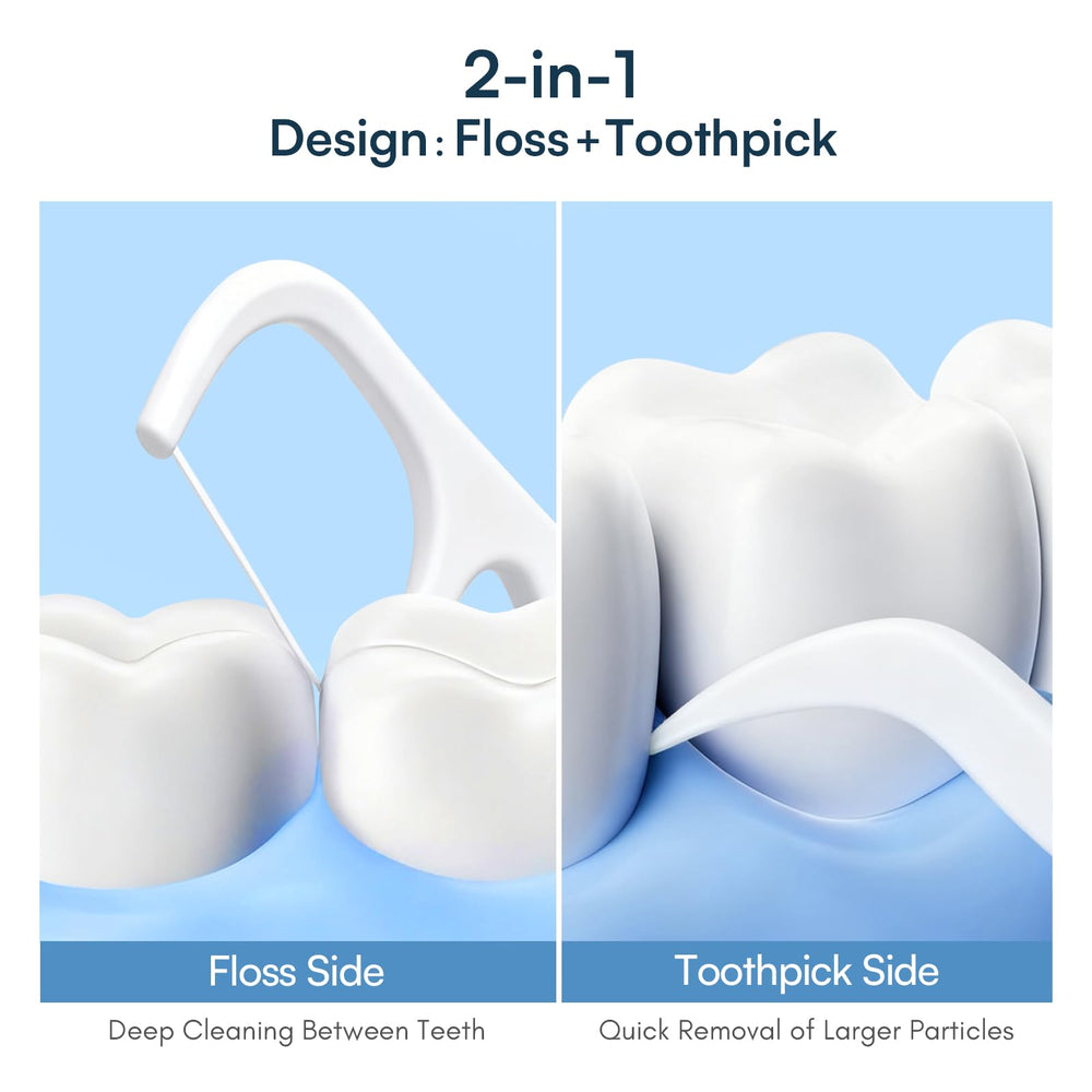 Durable floss pick handle design
