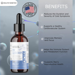 Family (kid and adults) taking liquid zinc drops