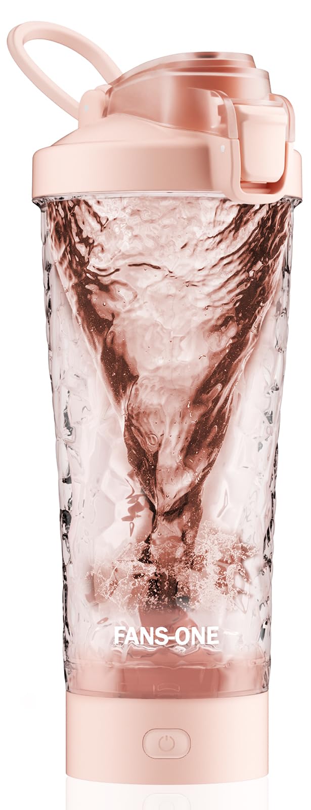 Fans-One electric shaker bottle with lockable lid for gym on-the-go reliability.