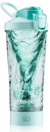 Fans-One electric shaker bottle with lockable lid for leak-free transport