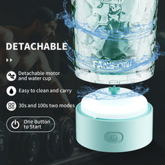 Fans-One quick-mix mode shown delivering smooth blends in seconds