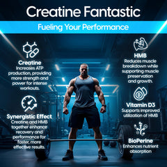 German-made Creapure creatine monohydrate powder