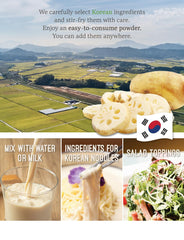 Lotus root powder added to baking batter