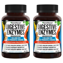 FarmHaven Digestive Enzymes bottle with 120 capsules