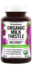 FarmHaven USDA Organic Milk Thistle Capsules bottle
