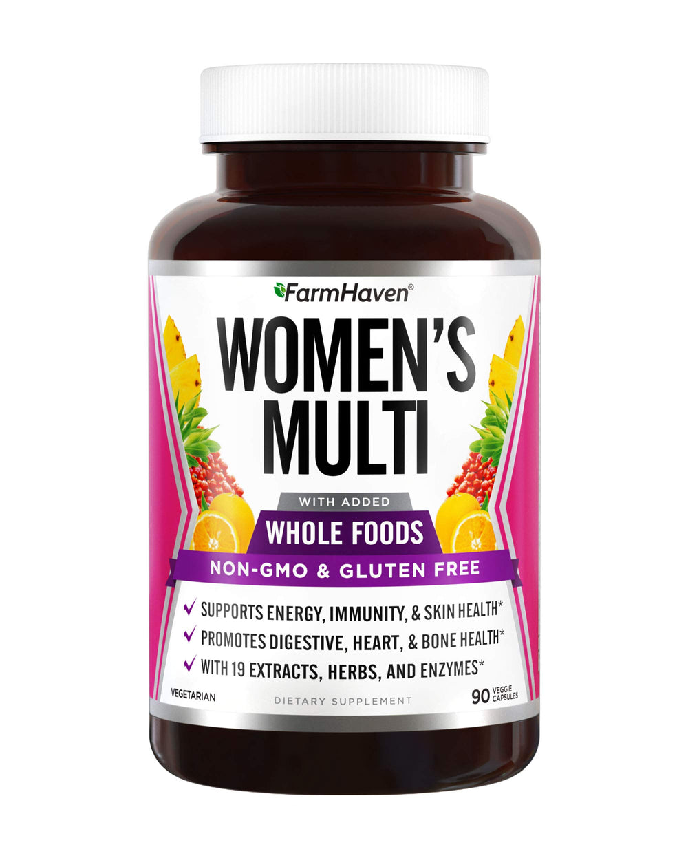 FarmHaven Women's Multivitamin bottle with 90 capsules