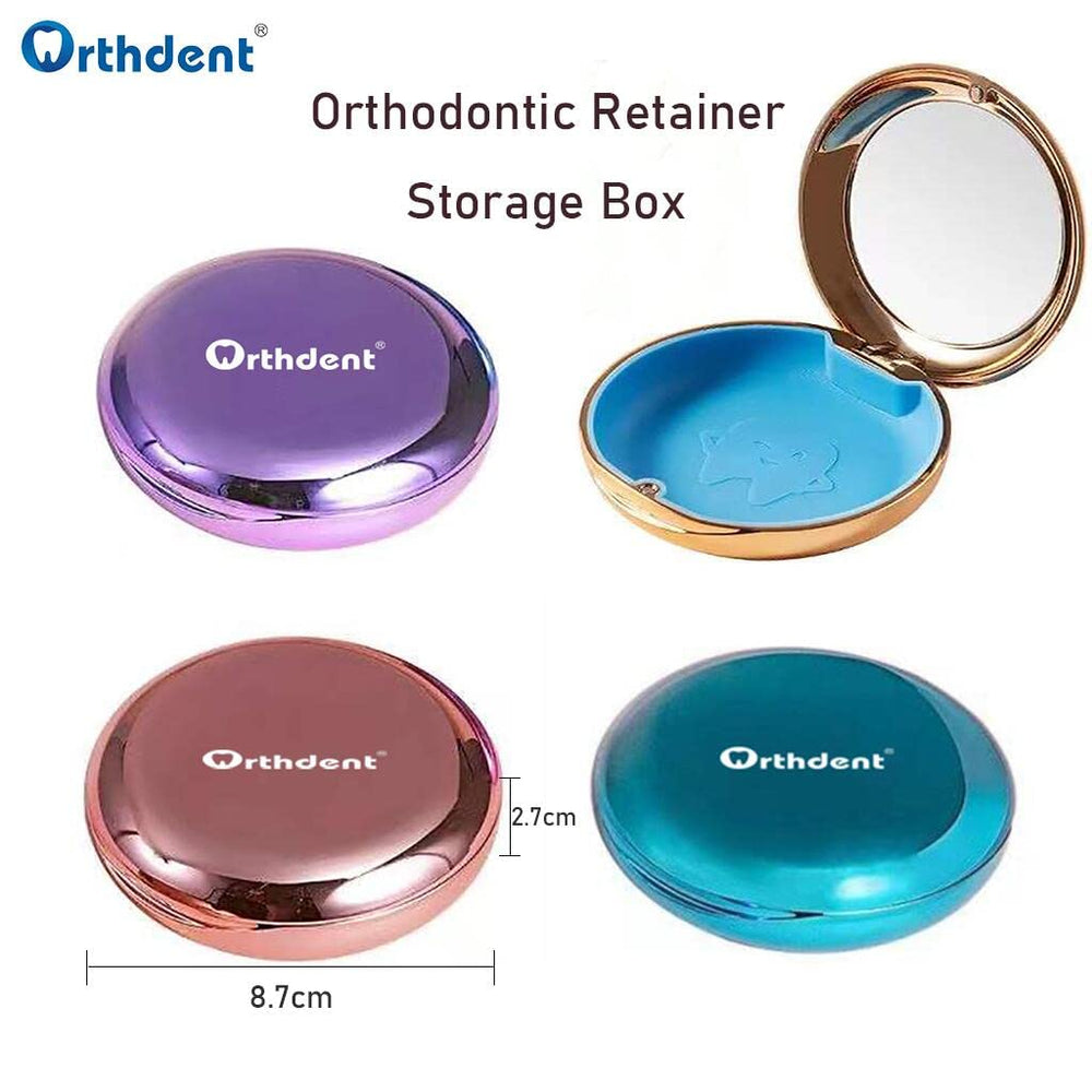 Packaging image with case, hook and brush in blue color