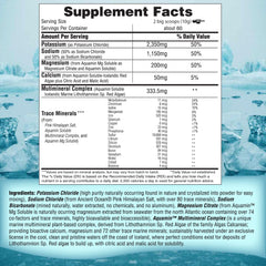 Raw electrolyte powder with 74+ trace minerals and cofactors