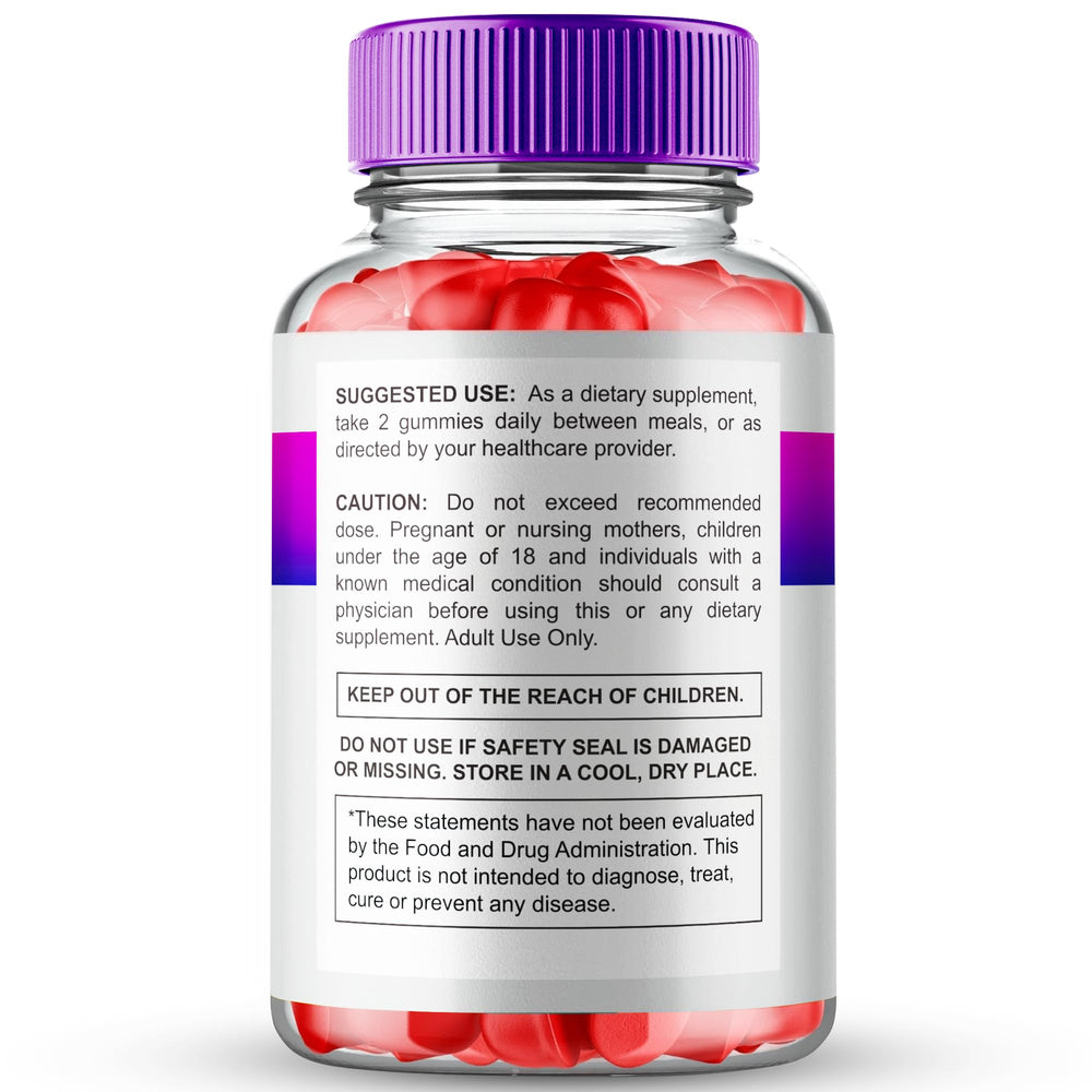 Close-up of a gummy highlighting 1000MG strength labeling