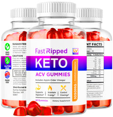 Serving size and dosage information for Fast Ripped Keto ACV Gummies
