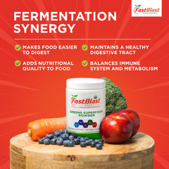 Digestive health focus: probiotics and enzymes in FastBlast