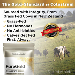 Single-serve sachet packet of PureGold Colostrum