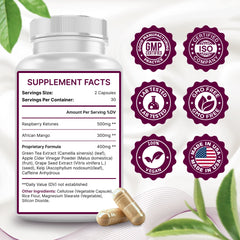 African Mango and botanical blend ingredients for weight loss supplement