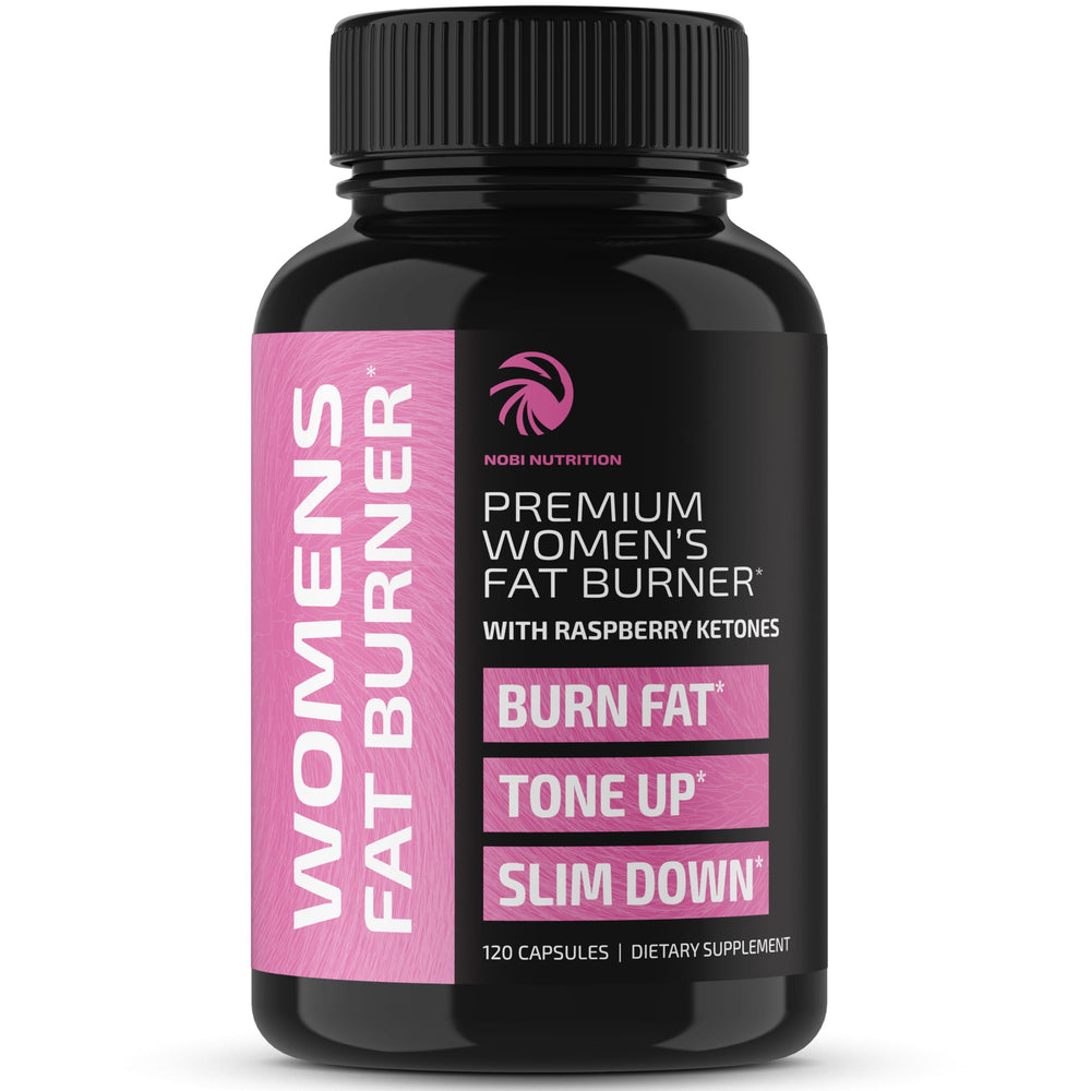 Front view of Fat Burners For Women bottle with 120 capsules