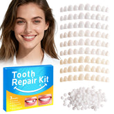 FAVIRZCE Temporary Tooth Repair Kit box and contents with moldable beads
