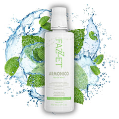 FAZZET ARMONICO Anti-Gingivitis Mouthwash bottle with Fresh Mint flavor