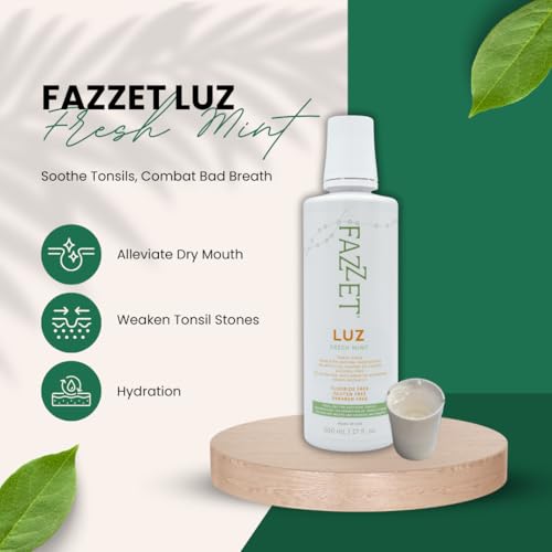 Mouthwash being used to refresh breath and soothe dry mouth