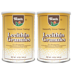 Fearn Natural Foods Soy Lecithin Granules packaging – 16 oz, pack of 2